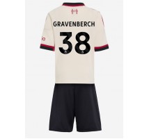 Liverpool Ryan Gravenberch #38 Koszulka Wyjazdowa dzieci 2025-26 Krótki Rękaw (+ krótkie spodenki)